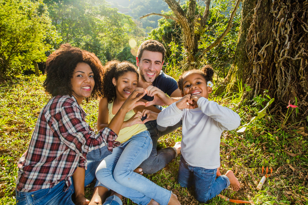 Family Spending Time Together In The Countryside